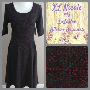 ⭐ Lularoe Nicole Dress - XL - NWT
